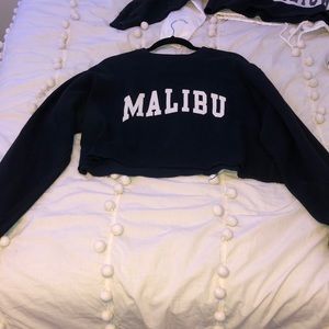 Brandy Melville John Galt Cropped Sweater